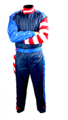 2020 Edition Captain U.S.A Six Layer SFI 3.2A/15 Rated Fire suit