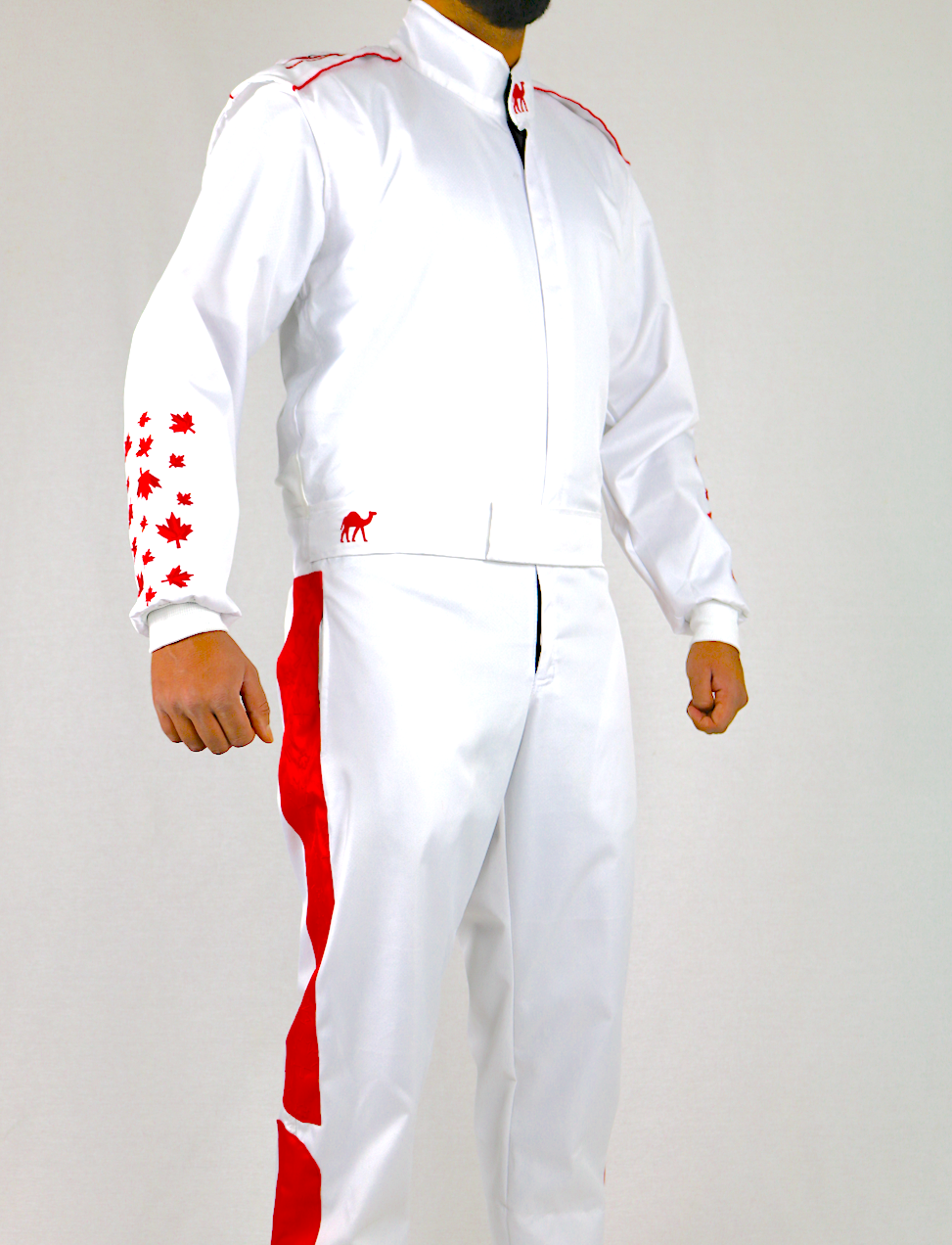 Canadian Maple Leaf SFI rated fire suit