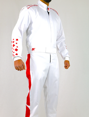 Canadian Maple Leaf SFI rated fire suit