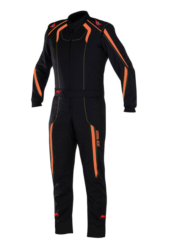 Aurora 1.0 SFI 3.2A/5 Double Layer Suit Black/Orange