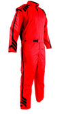 Aurora 3.0 Double Layer SFI 3.2A/5 Rated Suit Red with Black
