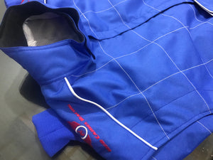 Brilliant Blue SFI rated fire suit