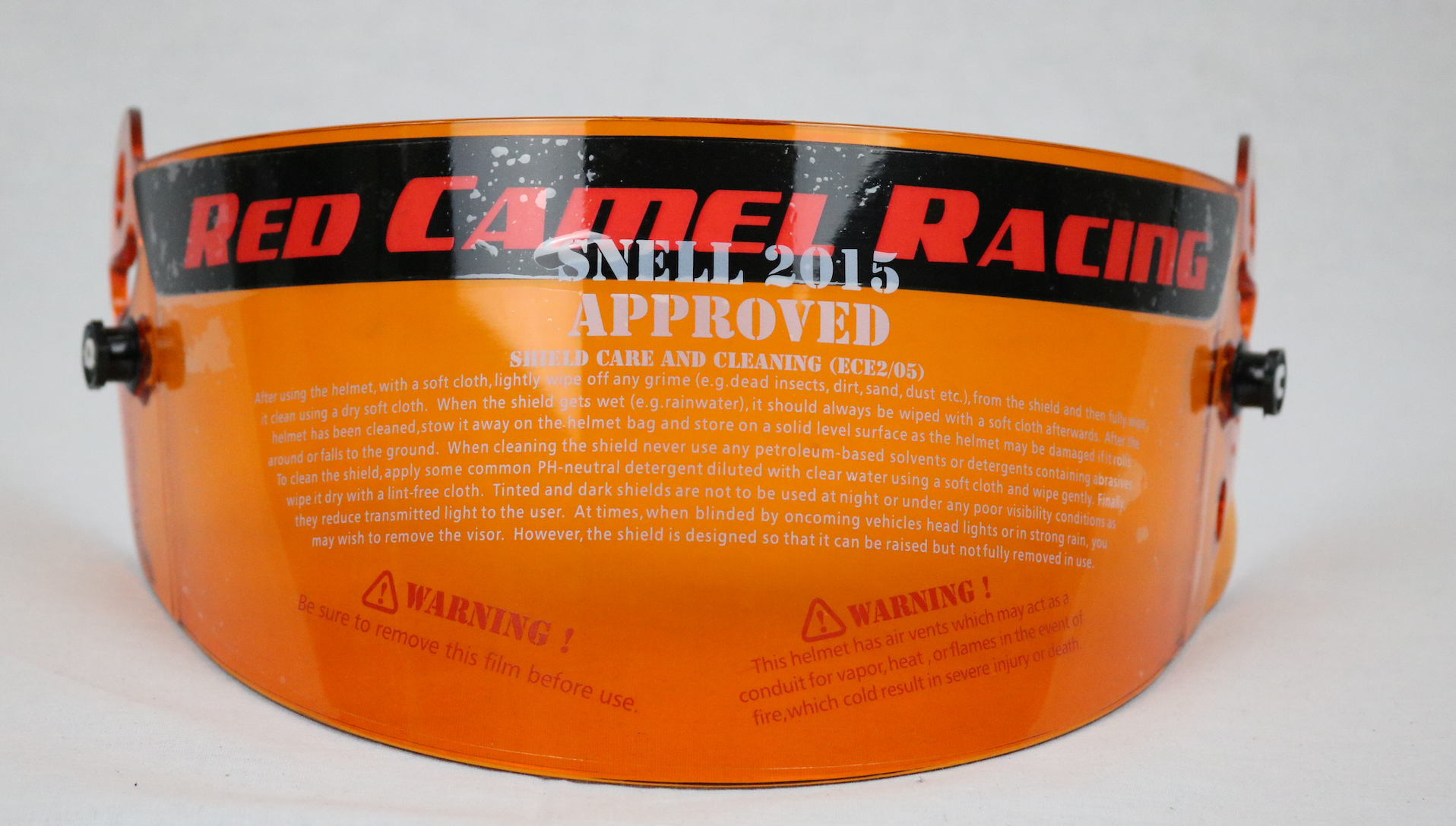 Amber Visor Shield for Helmet Amber Visor Shield for Helmet