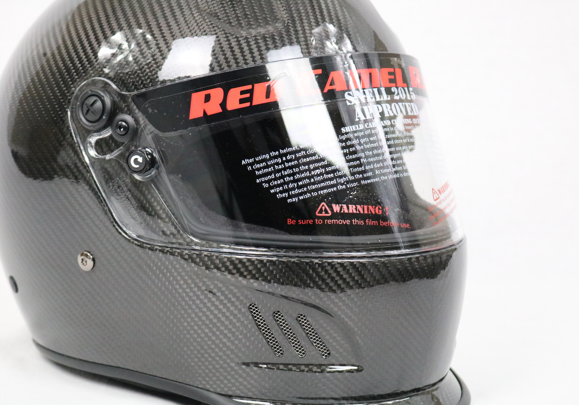 Duckbill Edition Carbon Fibre Helmet SNELL2015 Approved Duckbill Edition Carbon Fibre Helmet SNELL2015 Approved