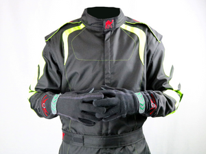 Aurora 2.0 SFI 3.2A/5 Double Layer Suit Black/Neon Green