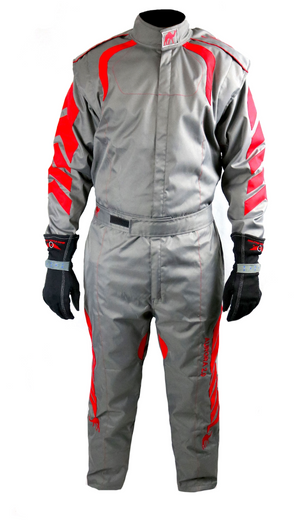 Aurora 2.0 SFI 3.2A/5 Double Layer Suit Grey/Red