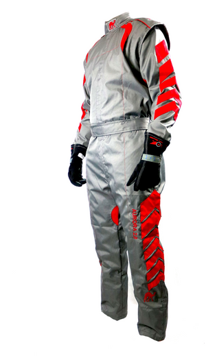 Aurora 2.0 SFI 3.2A/1 Single Layer Fire Suit Gray/Red