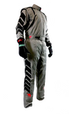Aurora 2.0 Double Layer SFI 3.2A/5 Rated Suit Grey/Black