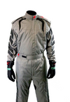 Aurora 2.0 Single Layer SFI 3.2A/1 Rated Fire Suit Gray/Black