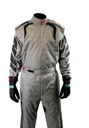 Aurora 2.0 SFI 3.2A/1 Single Layer Fire Suit Gray/Black