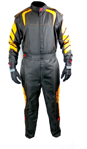 Aurora 2.0 SFI rated fire suit Black/Orange